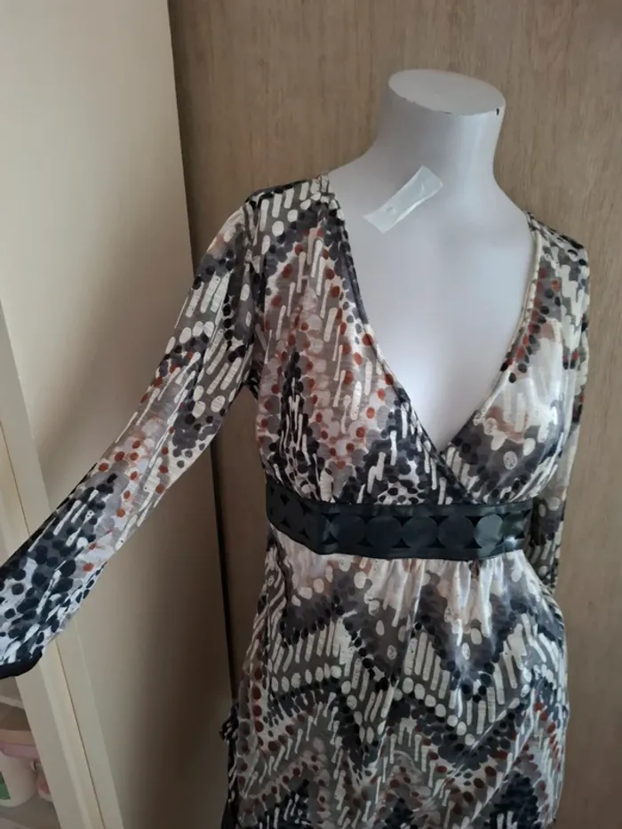 Blouse fluide imprimée T 42/44 - photo numéro 5