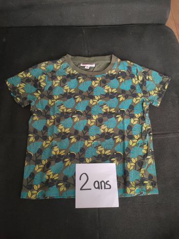 T-shirt manches courtes bébé garçon 2 ans U essentiel