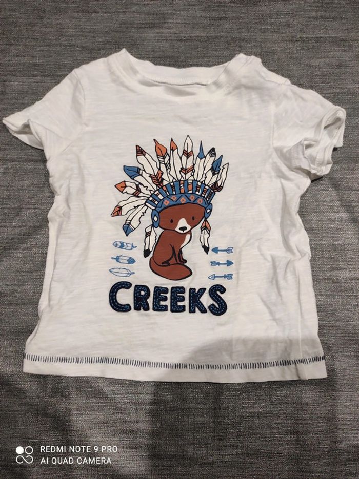 Tee shirt Creeks 6 mois