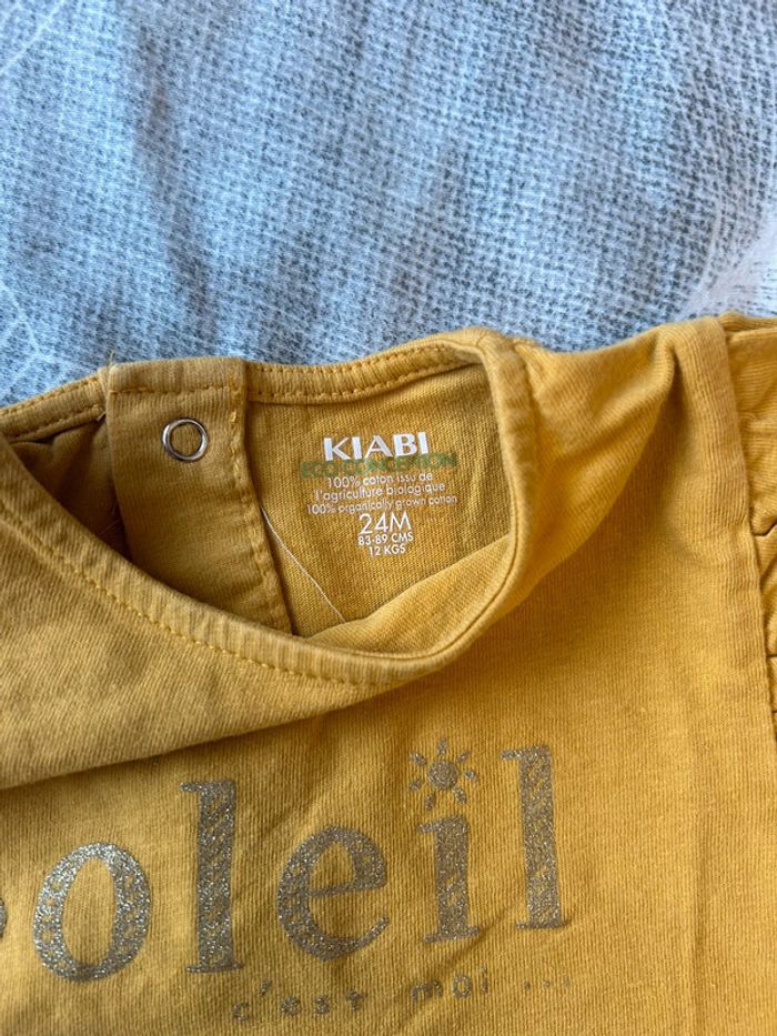 T-shirt MC soleil 24 mois - photo numéro 2