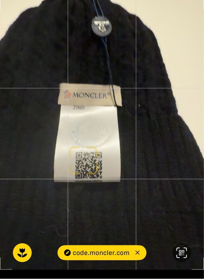 Bonnet à pompon Moncler noir - photo numéro 8