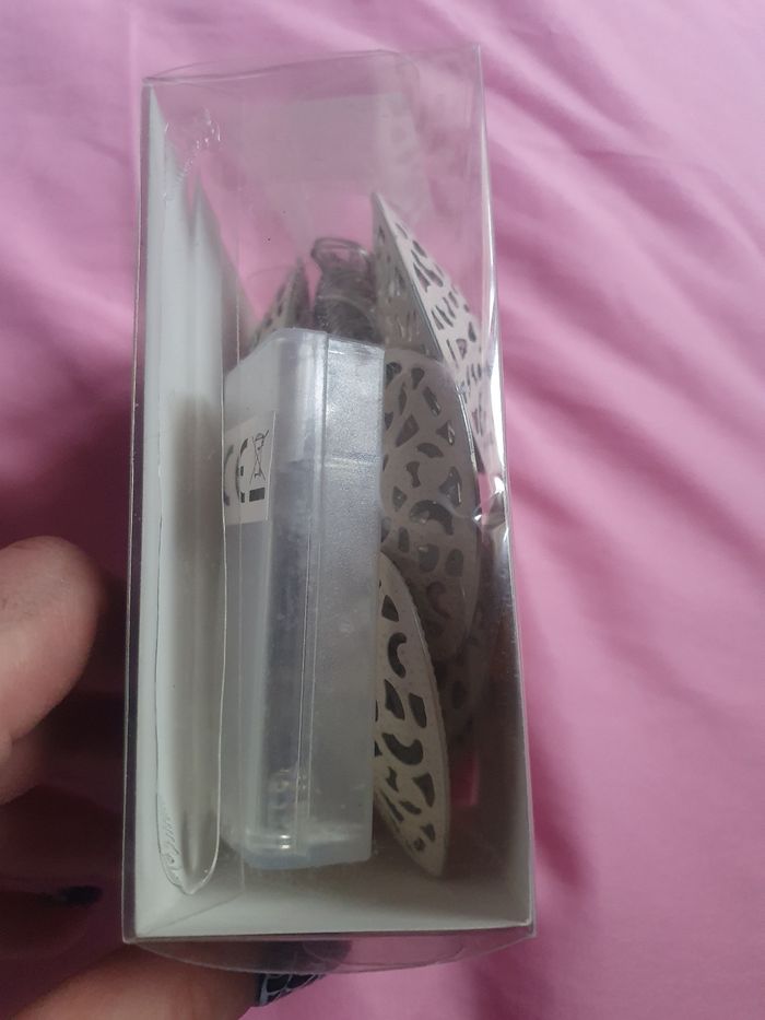 Guirlande cœur couleur blanc cassé - photo numéro 5