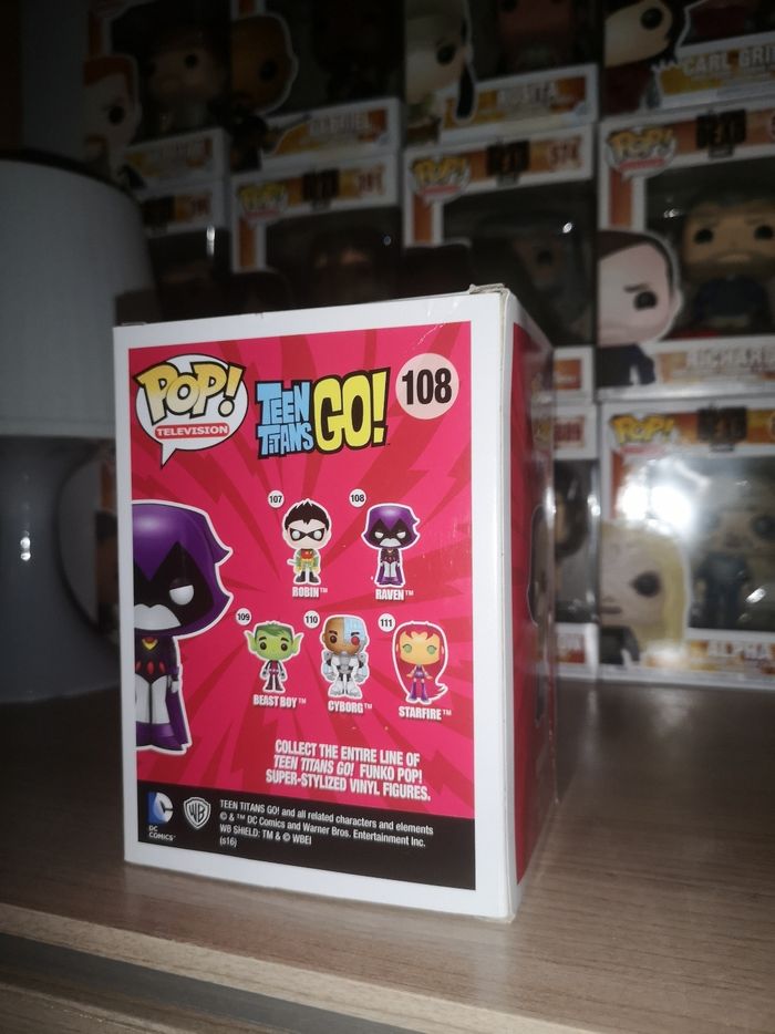 Funko pop Television Teen Titans Go! 108 Raven Vaulted (2016) - photo numéro 4