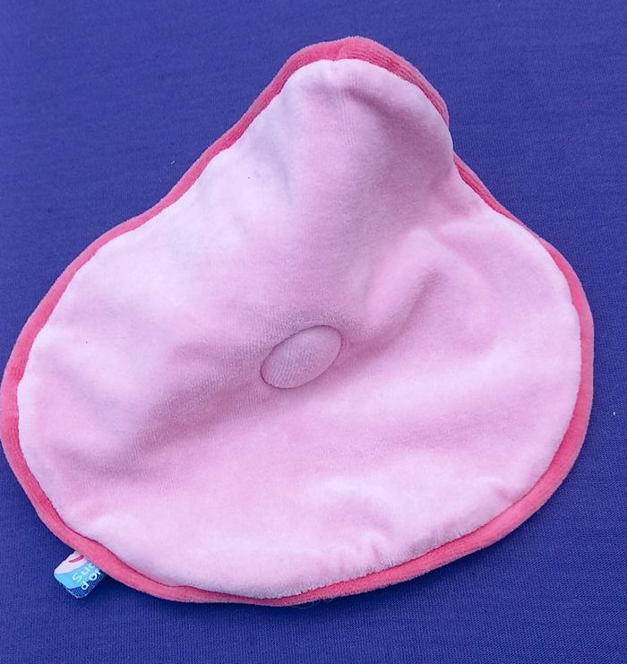 Doudou fille rond plat rose - Fleur - Sucre d'orge - photo numéro 2