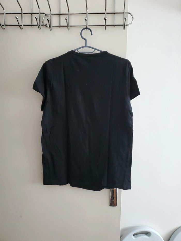 Tee-shirt noir et orange Taille S - photo numéro 2