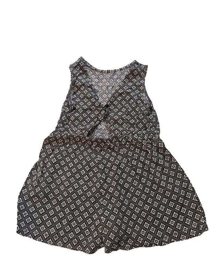 Combi Short Noir  Fleuri - 7/8ans - photo numéro 2