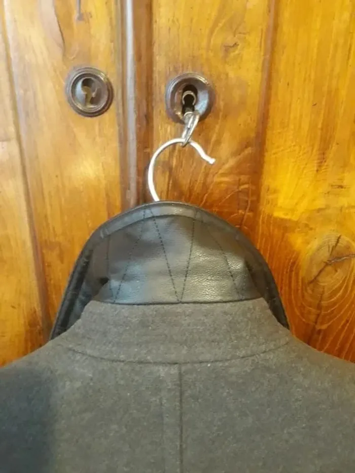 Manteau croisé slim kaki Zara Man taille XXL - photo numéro 3