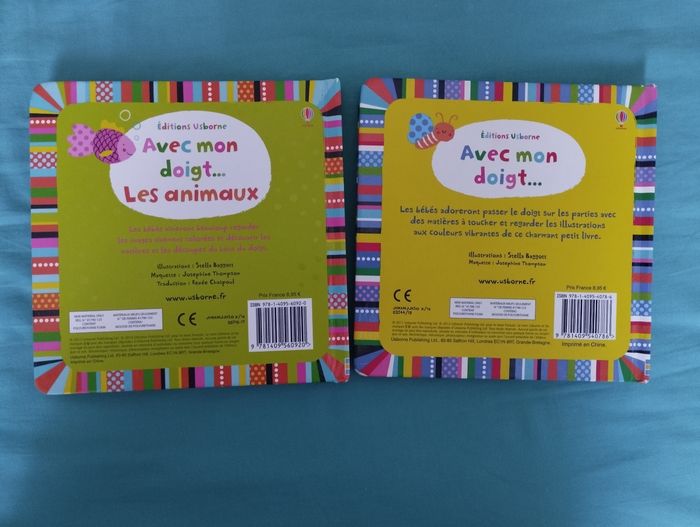 Lot livres à toucher "Avec mon doigt" - photo numéro 2