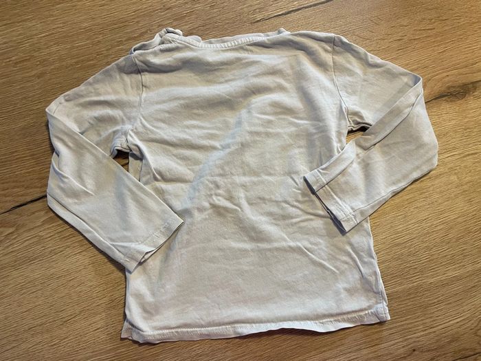 Lot 2 T-shirts manches longues blancs 3 ans « papa » - photo numéro 5
