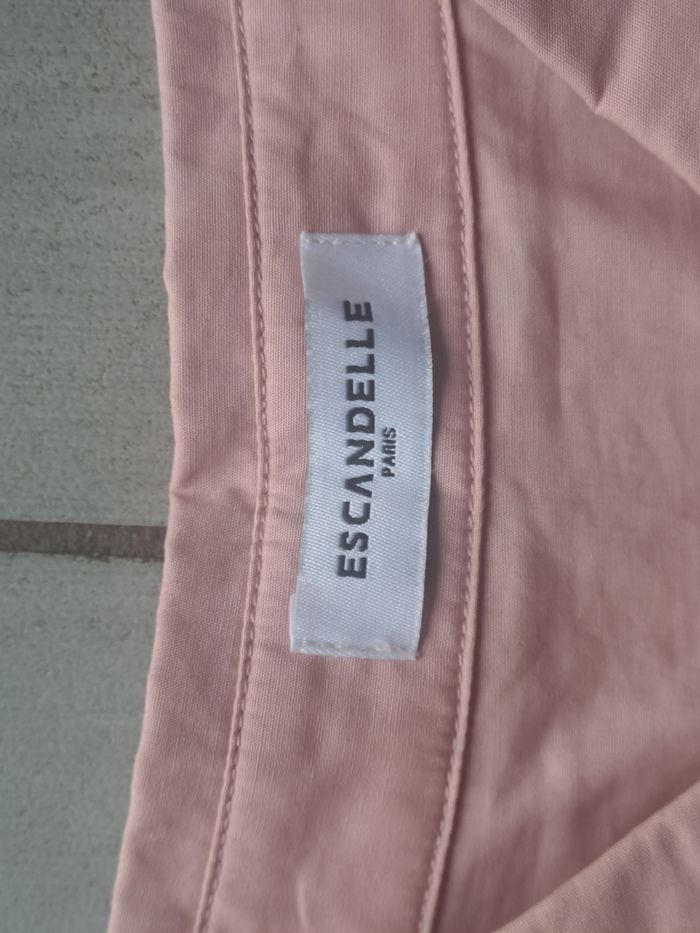 Chemise longue vieux rose Escandelle Taille Unique - photo numéro 6