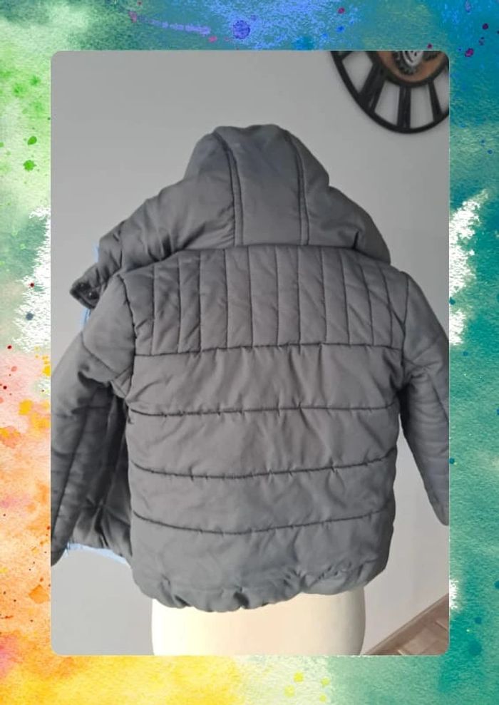 Manteau doublé polaire avec capuche 3 ans - photo numéro 9