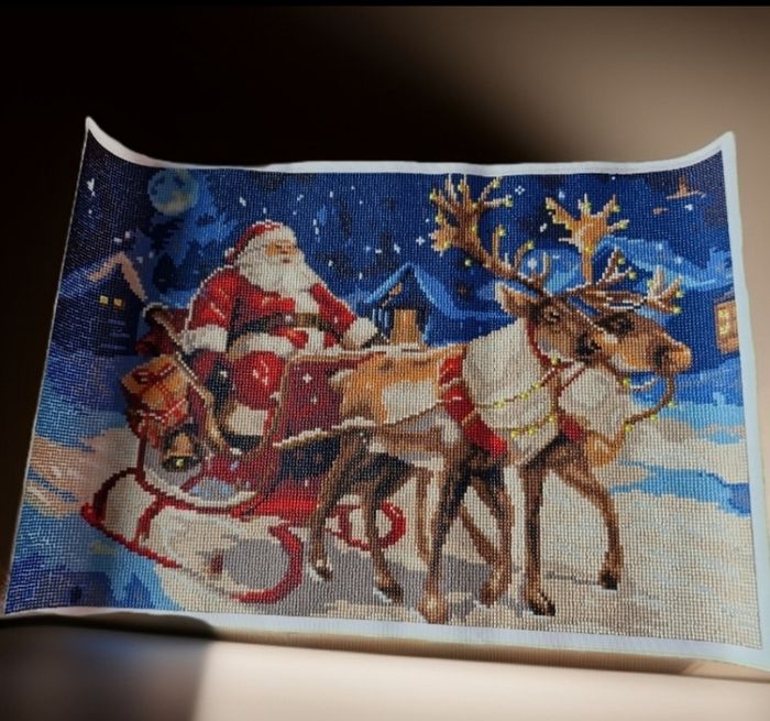 Très beau Diamond Painting Le traîneau du Père Noël
