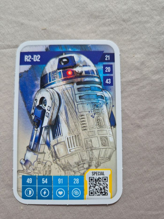 Carte Star Wars Auchan 2025 n° 21 R2-D2