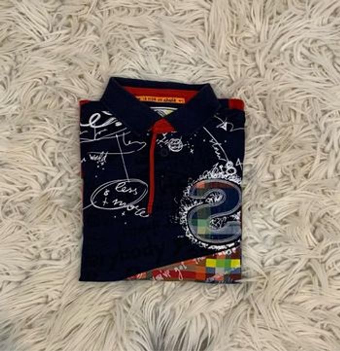 Polo Desigual bleu marine et autres couleurs - photo numéro 2