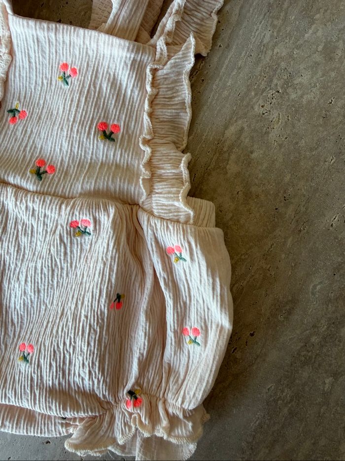 Combi-short cerise - photo numéro 3