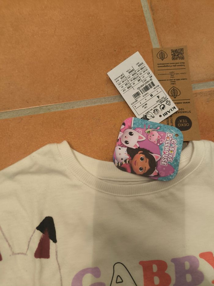 T shirt Gabby chat - photo numéro 2