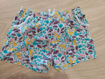 Short souple  fille 10 ans multicolore