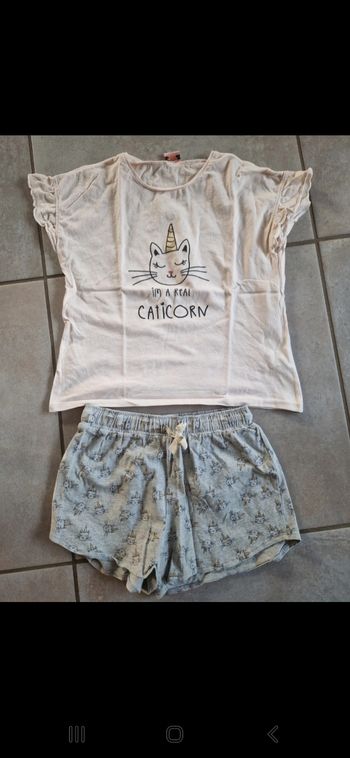 Pyjama caticorn 10 ans