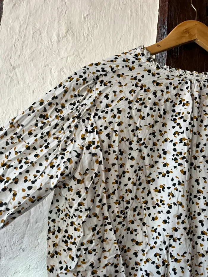 Blouse fluide à imprimé tacheté Caroll - taille 42 - Parfaite pour la rentrée - photo numéro 6