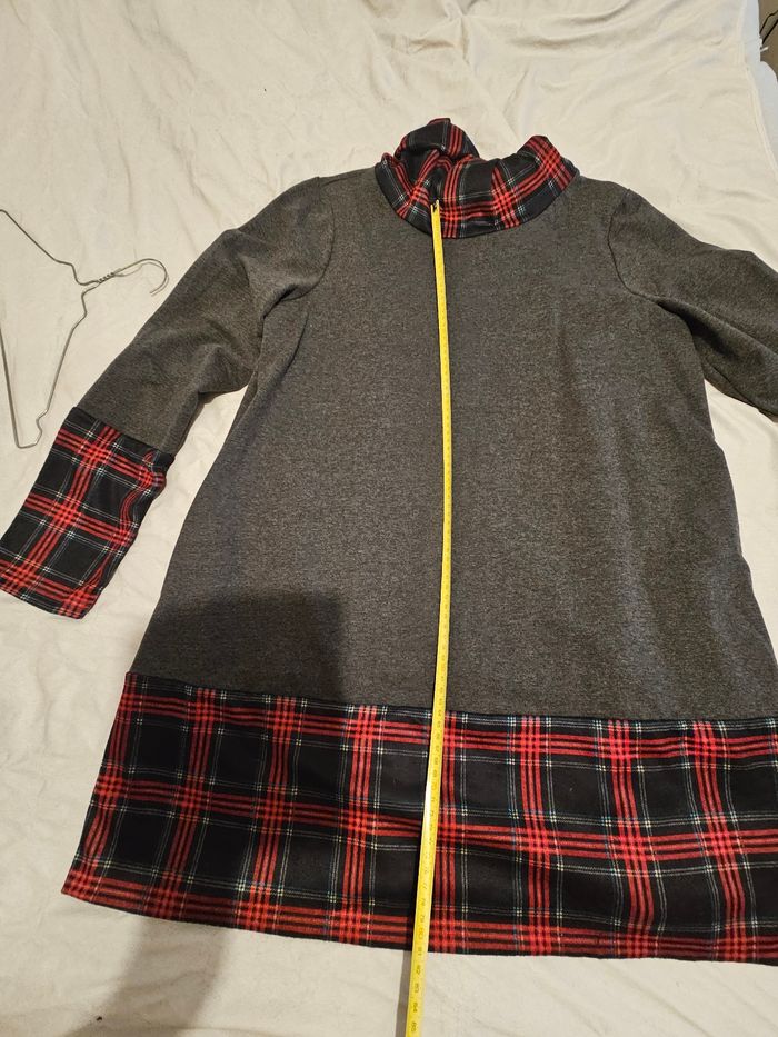 Jolie robe/tunique chaude et
confortable, style casual - esprit
tartan. - photo numéro 8