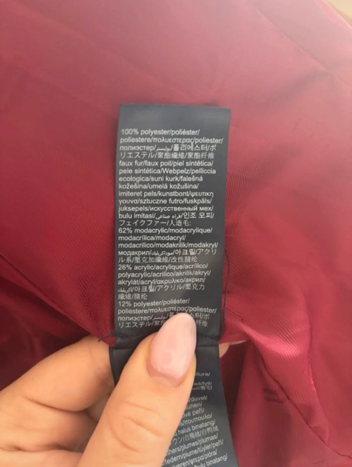 Doudoune rouge bordeau Tommy Jeans - photo numéro 8