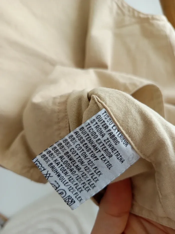 Veste gilet sans manches beige 6 ans - photo numéro 4