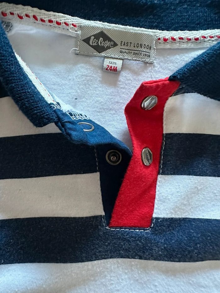 2 tee-shirts manches courtes 24 mois Lee Cooper et Kiabi - photo numéro 4