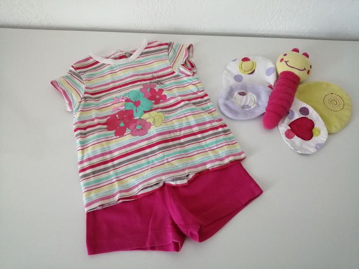 Ensemble short et T shirt 6 mois