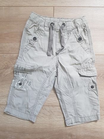 Pantalon/short beige 9 mois/74 cm