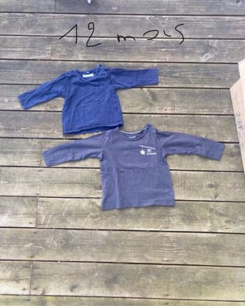 Lot t shirt manche longue