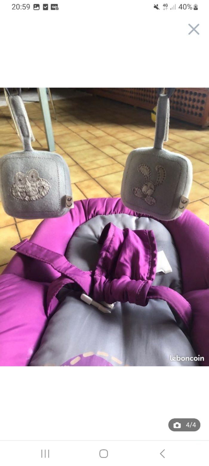 Transat violet pour bébé - photo numéro 4