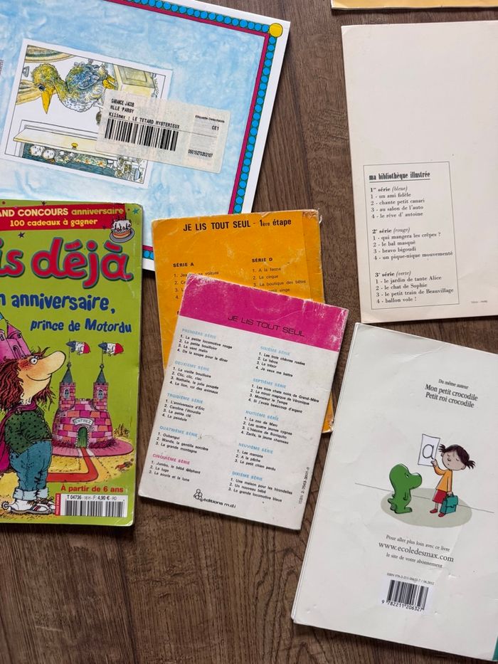 Lot 8 livres premières lectures tout seul - photo numéro 2
