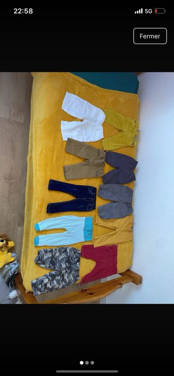 Pantalons 9 mois lot