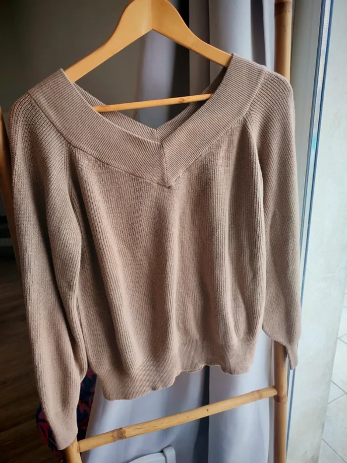 Pull col v vero moda 42