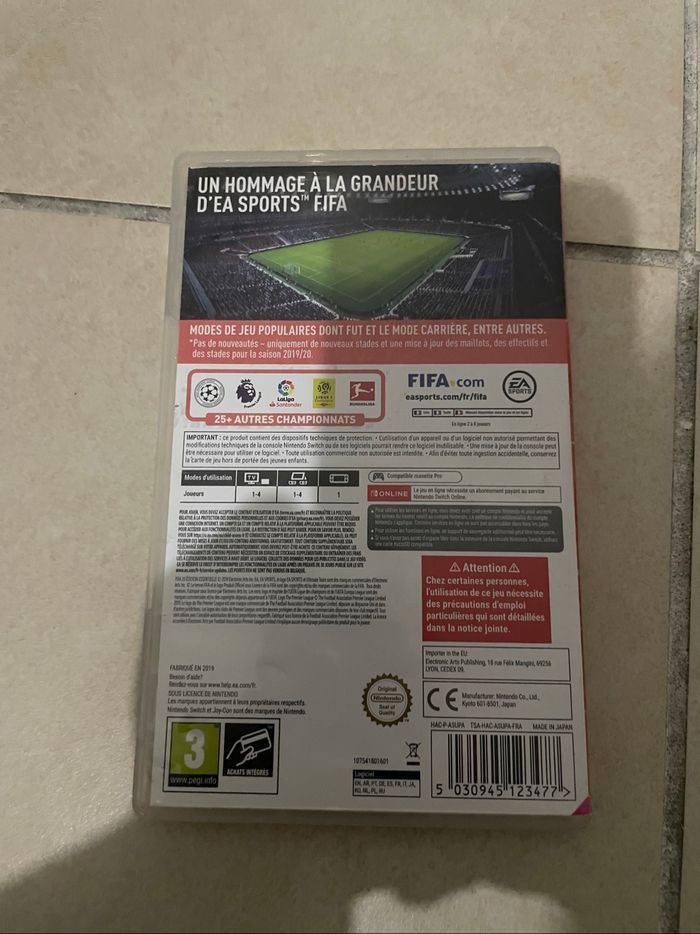 Jeu de switch FIFA 20 - photo numéro 3
