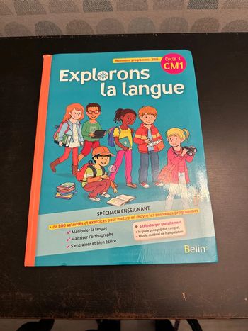 Explorons la langue cm1