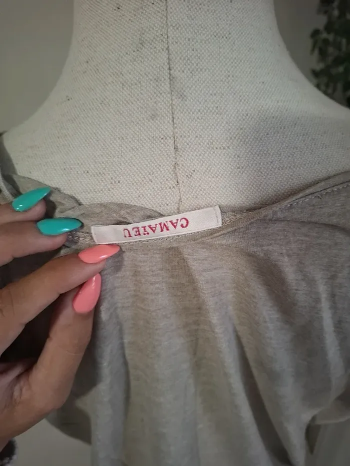 Blouse bi-matiere T40 - photo numéro 4