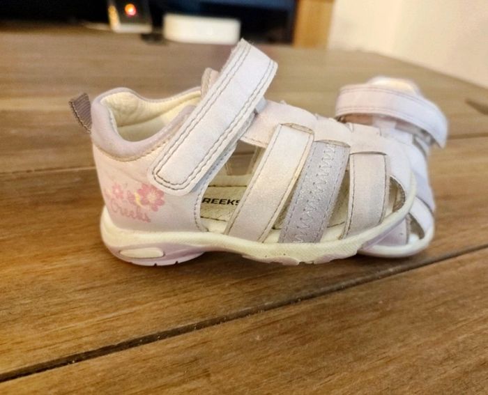 Sandales bébé fille Creeks rose pâle – pointure 20 - photo numéro 2
