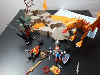 Playmobil - 4006- Superset Chevaliers dragons + dragon 5483