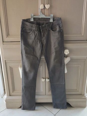 Pantalon marron/kaki en Toile Monday taille 40