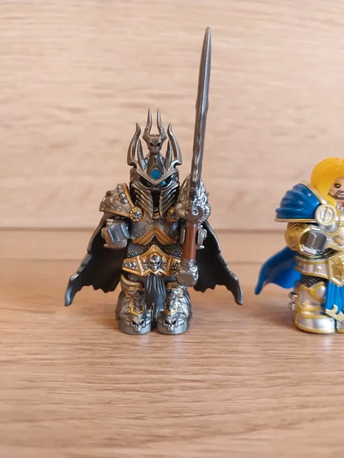 Figurines type lego Arthas et Le Roi Liche Warcraft - photo numéro 3