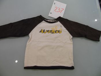 t-shirt 6 mois manche longue aubisou