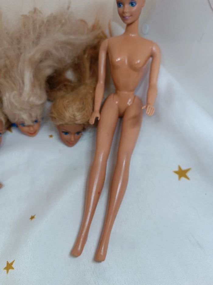 Barbie mattel vintage twist curly curl 1976 malaysia poupée mannequin doll benetton dream superstar - photo numéro 3