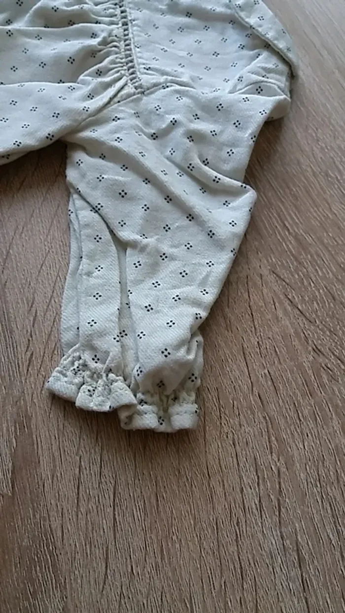 Robe longue à manches longue à motifs 3 mois - photo numéro 4