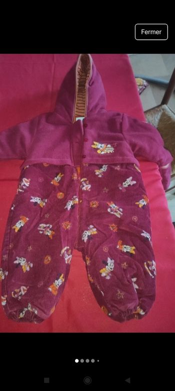 Très belle combinaison bébé v8