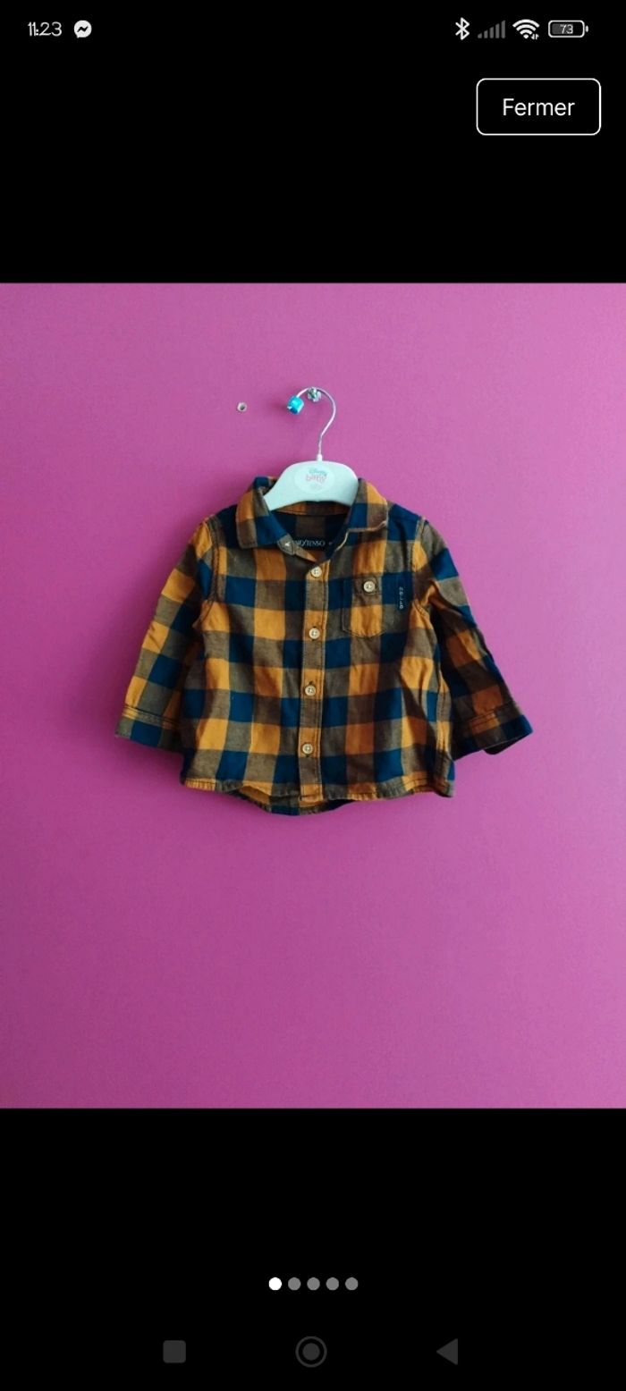 Chemise in extenso 68 cm b1 - photo numéro 1