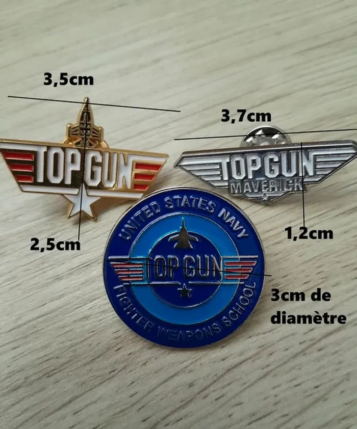 Lot de 3 pin's Top Gun Maverick - photo numéro 5