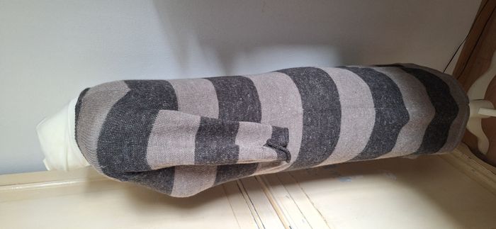 Robe pull à rayures marron taille S Comptoir des Cotonniers - photo numéro 3