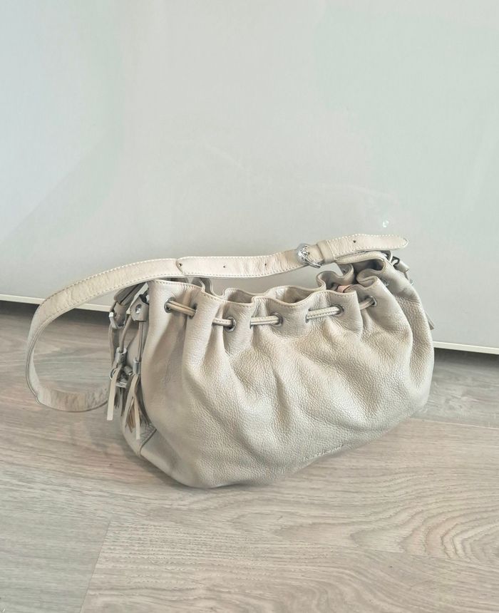 Sac à a main gris clair cuir Kesslord