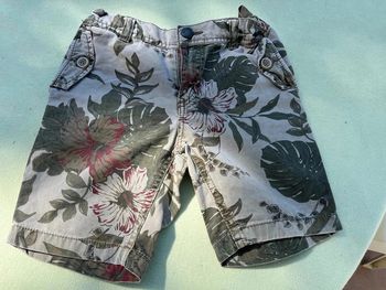 Short 5 ans TAO kaki avec motif